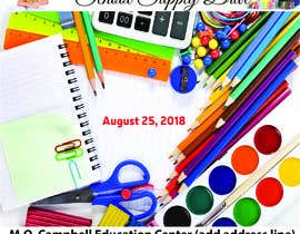 #36 for School Supply Drive Flyer Design for Teachers/Students by mustufazaman05
