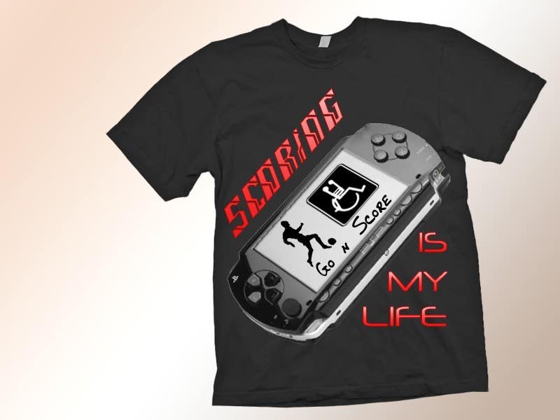 Contest Entry #80 for                                                 Gaming and scoring theme t-shirt design wanted
                                            