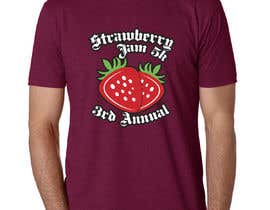 #34 para Design a T-Shirt for the Strawberry Jam 5k de mahabub14