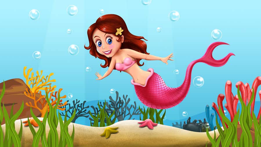 Participación en el concurso Nro.13 para                                                 Mermaid for children's party theme, commercial use
                                            