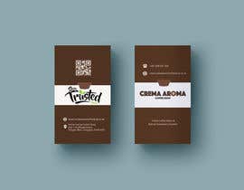 #186 para Business Card for Crema Aroma Coffee Shop por lubnakhan6969