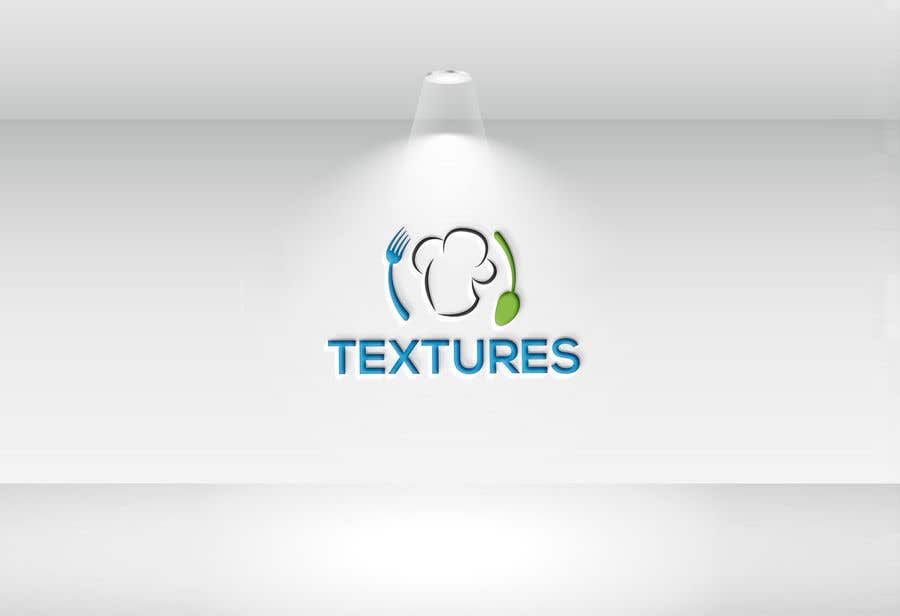 Proposition n°21 du concours                                                 logo for food business. "TEXTURES" is the name of the business.  the main concept of the business is to produce healthy guilt free food.
                                            