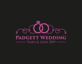 #67 for Padgett Wedding Logo af rifatsikder333