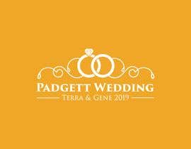 #68 for Padgett Wedding Logo af rifatsikder333