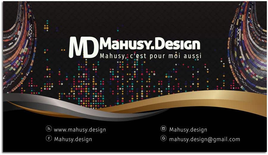 Penyertaan Peraduan #60 untuk                                                 Business card for Mahusy.Design
                                            