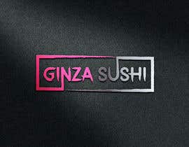 Nambari 21 ya Logo design for new restaurant. The name is Ginza Sushi. 

We are looking for classy logo with maroon, Black and touches of silver (silver bc of the meaning). Would also like a brushstroke look but a highly visible name. na ashim007