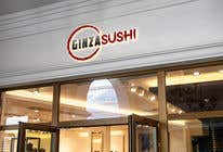 #107 untuk Logo design for new restaurant. The name is Ginza Sushi. 

We are looking for classy logo with maroon, Black and touches of silver (silver bc of the meaning). Would also like a brushstroke look but a highly visible name. oleh ashim007