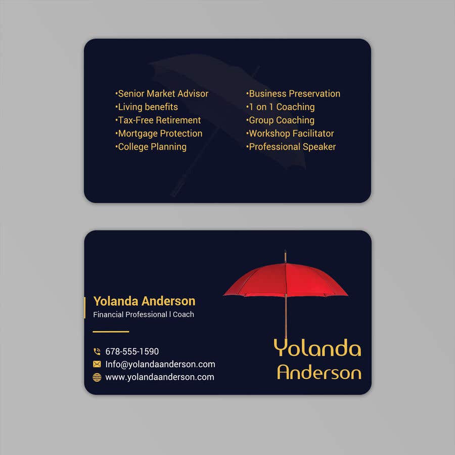 Contest Entry #33 for                                                 Design Insurance Salesman Business Cards
                                            