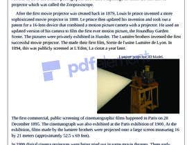 #13 para Write an article titled &quot;The History Of The Projector&quot; de sheryriad