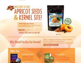 #36 cho Graphic Design - Redesign FRONT PAGE Only - apricotseeds.co.nz website bởi Edlynsteven25