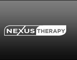 #5 para I need a logo designed, business name is NEXUS THERAPY. A grey background with a geometric symbol, white font. Business is involved in remedial, sport, deep tissue massages. de maazfaisal3