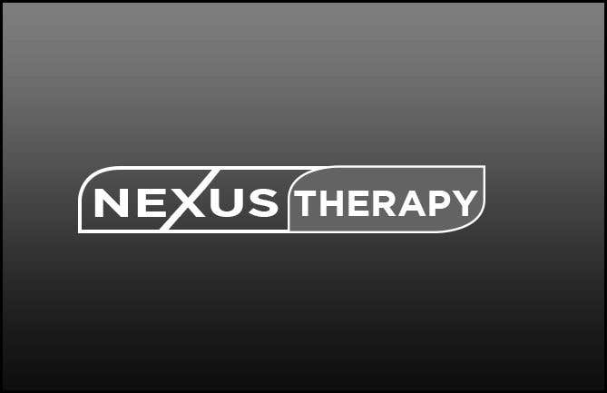 Kilpailutyö #6 kilpailussa                                                 I need a logo designed, business name is NEXUS THERAPY. A grey background with a geometric symbol, white font. Business is involved in remedial, sport, deep tissue massages.
                                            