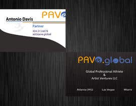 #140 para Business Cards for Global Professional Athlete and Artist Ventures de rkasif5