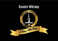#7 para Whisky bottle label de natachadejesusc