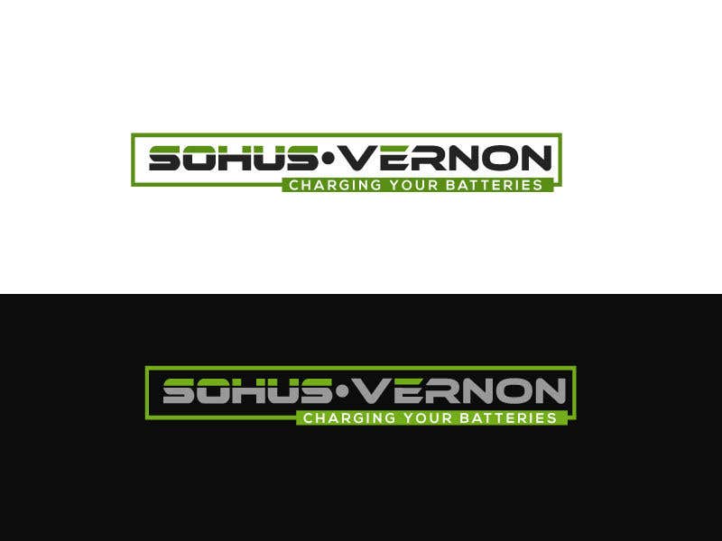 Contest Entry #10 for                                                 I need a logo designed. 

With box around the below : 

SOHUS•VERNON 
charging your batteries

Coulours white / green / greys 
High quality 

Clear back ground in all formats to be supplied
                                            
