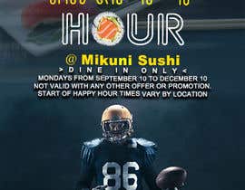 #19 para Mikuni Monday Night Football Happy Hour Promotion de amrsakrdesign