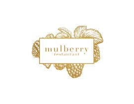 #7 para A chic, simple logo designed for a restaurant. Use a metallic and a Matt colour mix. Mulberry shares its name with a luxury clothing brand- must not imitate them. Mulberry is a middle eastern white berry grown in a tree. Food of the silk worm. por dvlrs