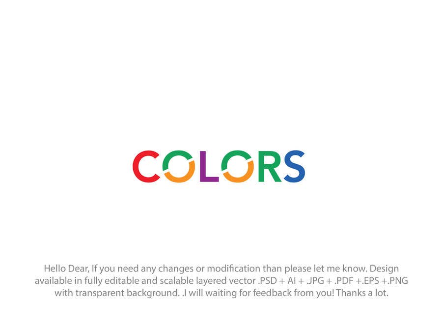 Penyertaan Peraduan #615 untuk                                                 Colors Logo Contest
                                            