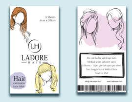 #3 pentru Hair extension tape tab packaging de către kdimitrova