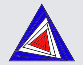 #19 per I need a logo in the shape of a pyramid in the color of the flag of France (blue, white and red) and that we can embroider it on fabric da mithunone243