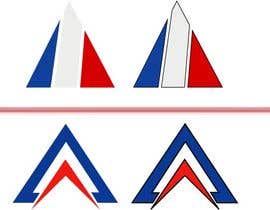 #30 per I need a logo in the shape of a pyramid in the color of the flag of France (blue, white and red) and that we can embroider it on fabric da creativos247