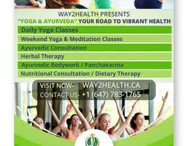 #9 untuk Create an advertise of size ( 4.25 inch height and 2.75 wide ) for yoga and ayurveda center oleh DhanvirArt