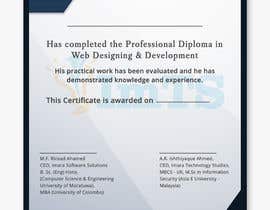 #12 för Design a certificate for our Course av DhanvirArt
