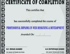 #5 för Design a certificate for our Course av FreelancingGod36