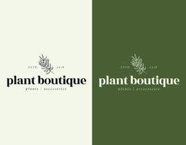 #52 for PLANT BOUTIQUE LOGO by nainafhussain