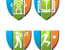 Nambari 8 ya 4 School House Logos. We have Oryx (green), Gazelle (yellow), Falcon (blue) and Caracal (red). See image 1 for more details. Ive attached examples of online images. na romansingh43