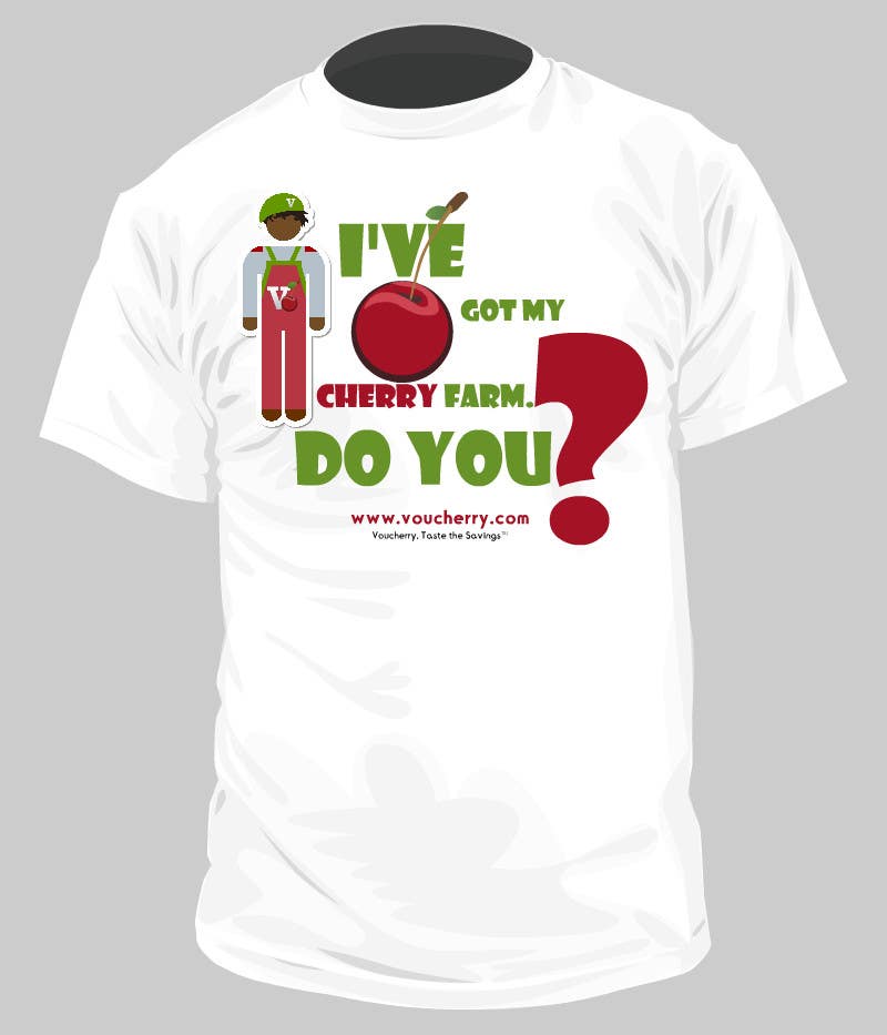 Wettbewerbs Eintrag #79 für                                                 T-shirt Design for Voucherry.com
                                            