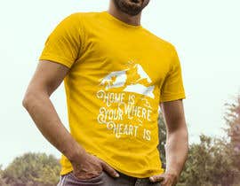 #21 for Design a Mountain T-Shirt with motto av pgaak2