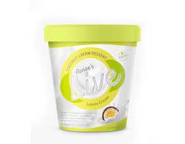 #34 para Design a label for a coconut cream frozen yogurt container de rajcreative83