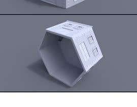 #24 for 3D Model Miniature WW2 Building Hexagon by otavioasp