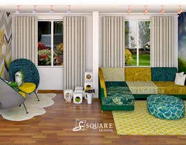 nº 5 pour interior design go the cosy and elegant living room par ssquaredesign 