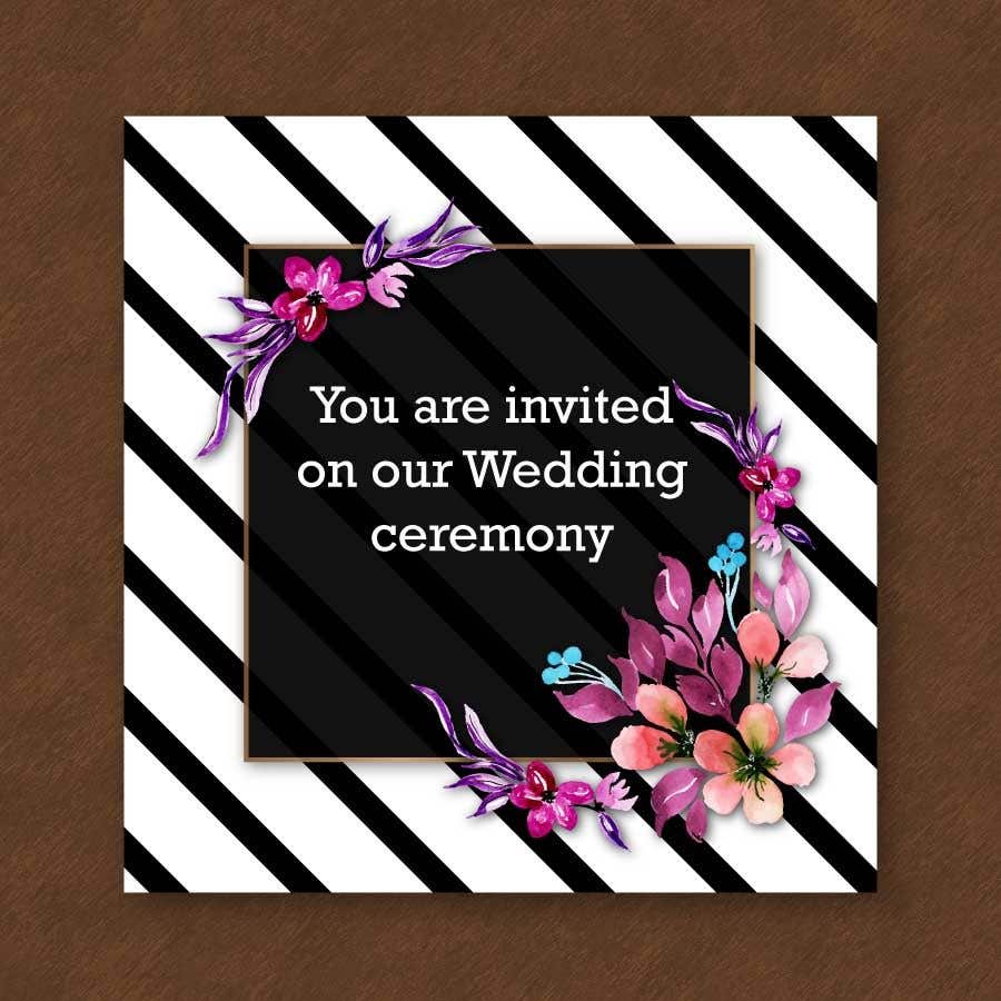 Kandidatura #17për                                                 Invitation Card for Wedding
                                            