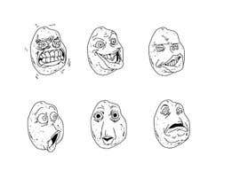 #28 för Draw 4 funny facial expressions - $100 for first job av berragzakariae