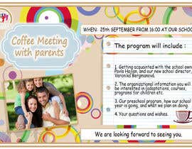 #14 for Create a coffee invitation for preschool parents by Ab13Abraham