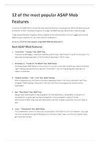 Číslo 2 pro uživatele Article: 12 of the most popular A$AP Mob Features : od uživatele supersystemng
