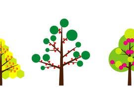 #11 ， Draw 5 Fruit trees in illustrator similar to the photo supplied 来自 batmanx3