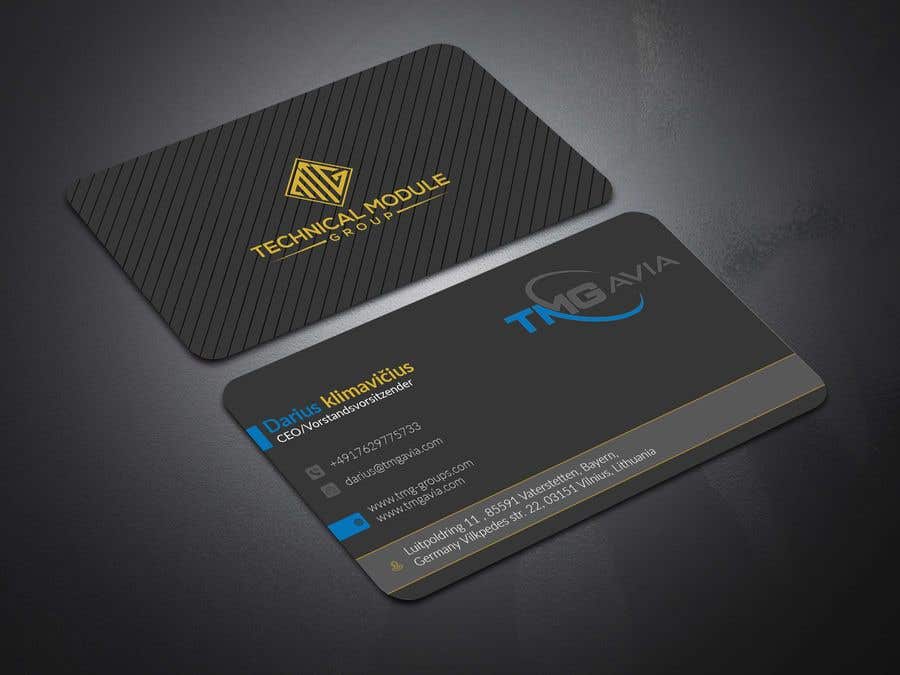 Wettbewerbs Eintrag #666 für                                                 Design an authentic and very luxury business card for a company
                                            
