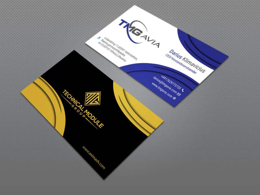 Proposition n°432 du concours                                                 Design an authentic and very luxury business card for a company
                                            