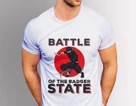 #26 para Battle of the Badger State - t-shirt logo design de freepixell