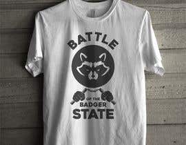 #24 para Battle of the Badger State - t-shirt logo design de Zulfikararsyad44