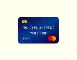 #114 สำหรับ Design a Place card that looks like a credit card โดย alenhr