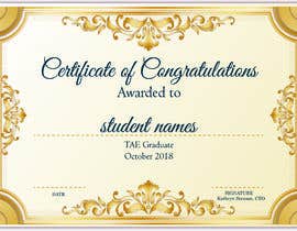 #5 for Certificate template by NazMalik004