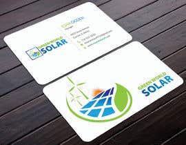 #146 untuk Business Card for Solar Company oleh Srabon55014