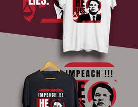 Nro 38 kilpailuun T-shirt design: &quot;Impeach!!! He lies.&quot; Contest käyttäjältä Tonmoydedesigner