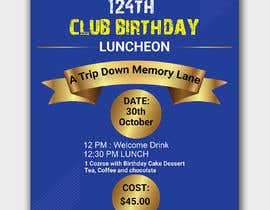 #46 для Design a Club Birthday flyer від piashm3085