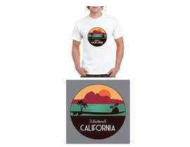 #11 per 2 retro surf style designs for tshirts da Alifmoonasri
